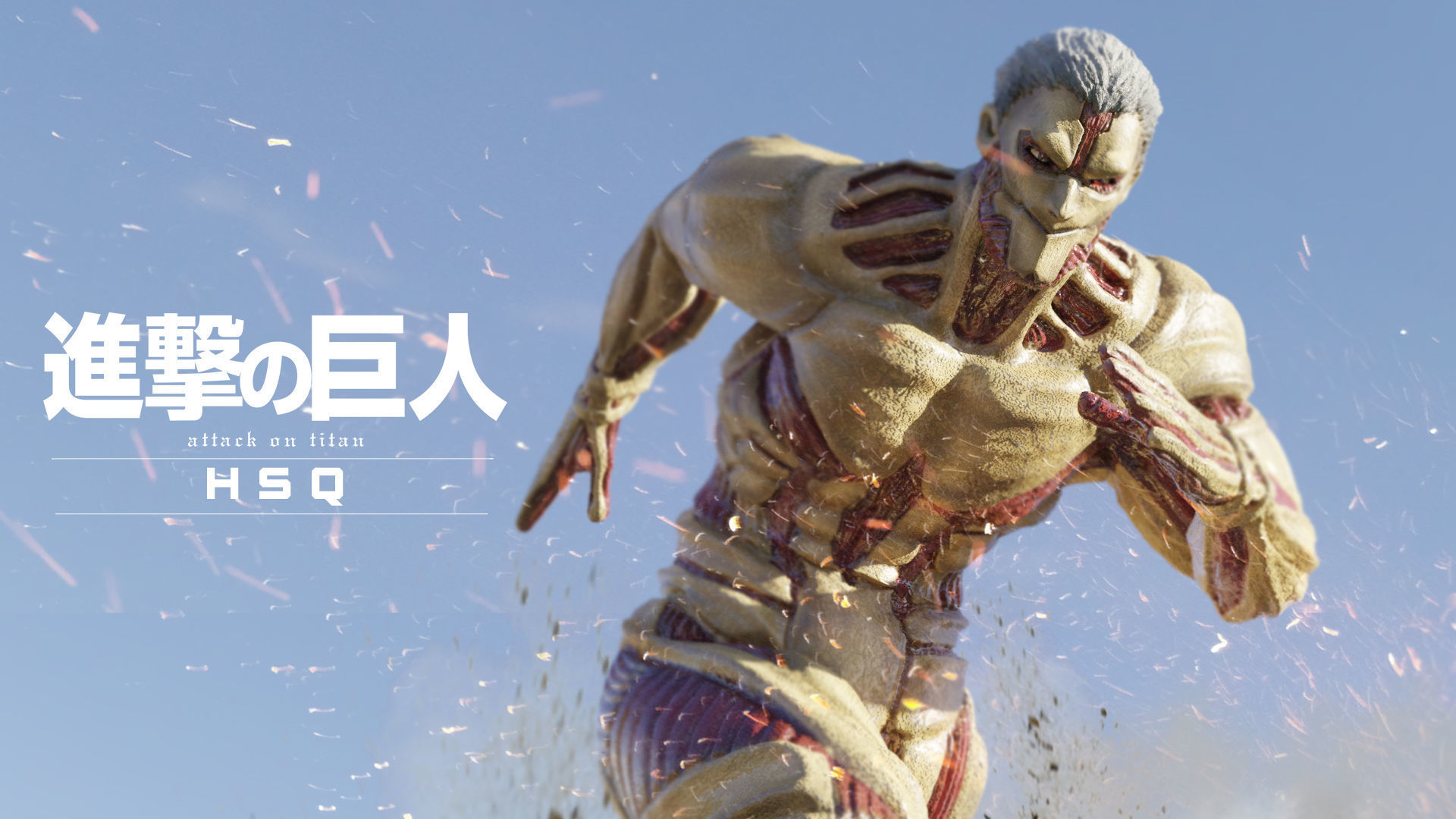 Attack on Titan - High Poly - Armored Titan Reiner Braun 3D model_4