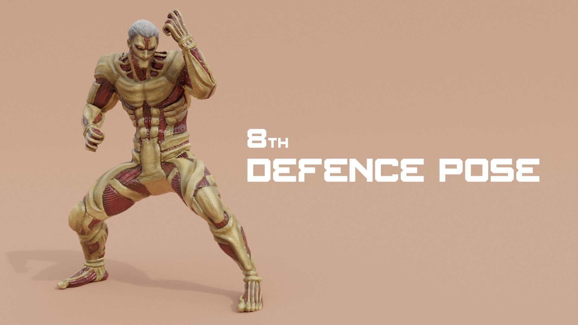 Attack on Titan - High Poly - Armored Titan Reiner Braun 3D model_25