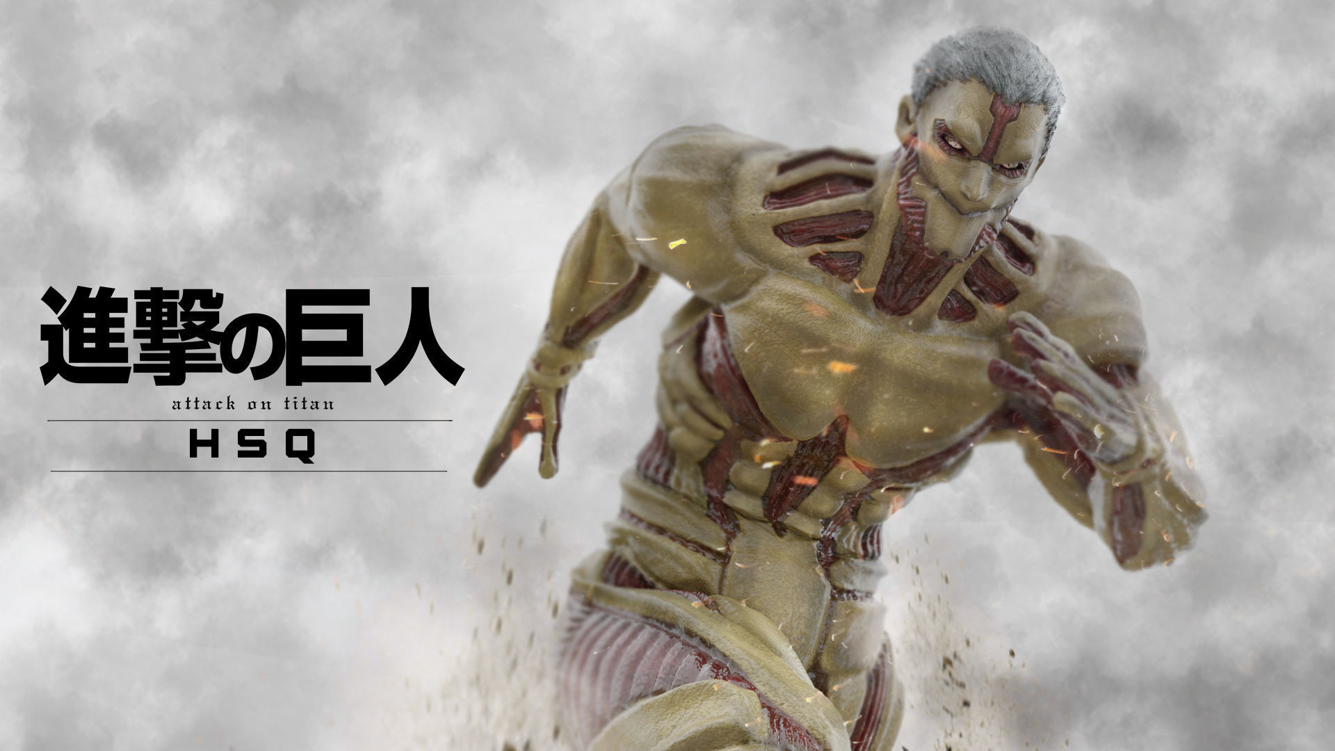 Attack on Titan - High Poly - Armored Titan Reiner Braun 3D model_3