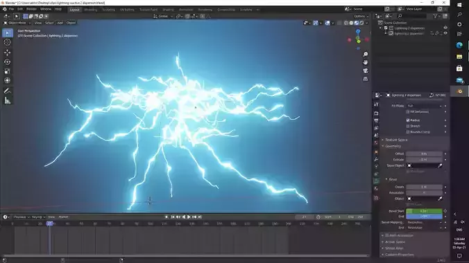 lightning reactive 2 dispersion 3D model