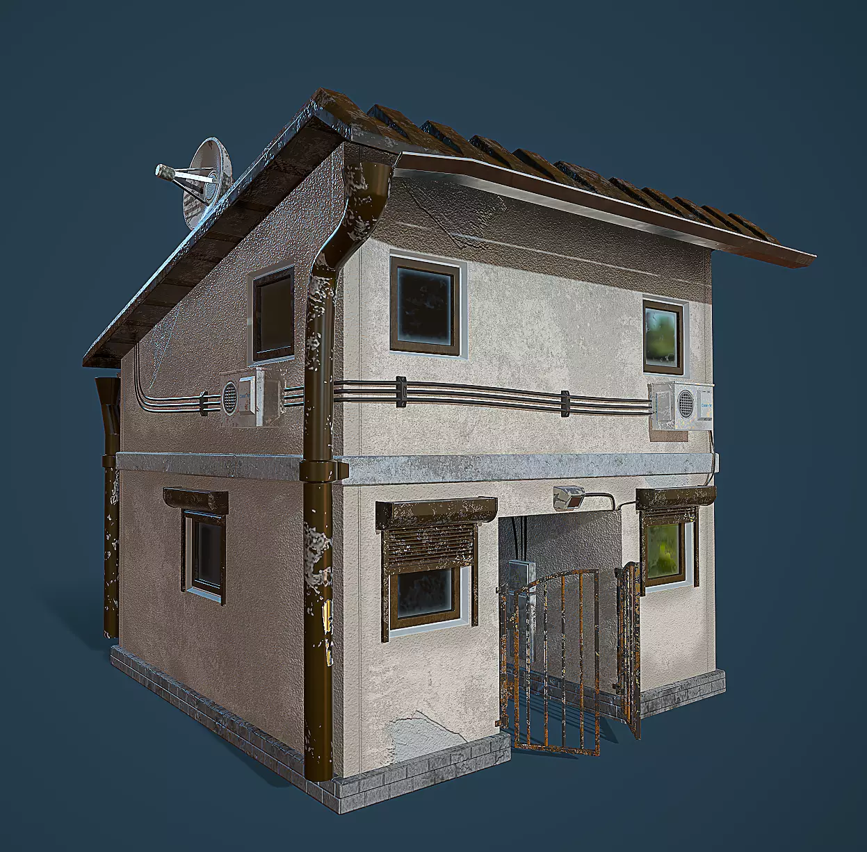 Old House Free low-poly 3D model