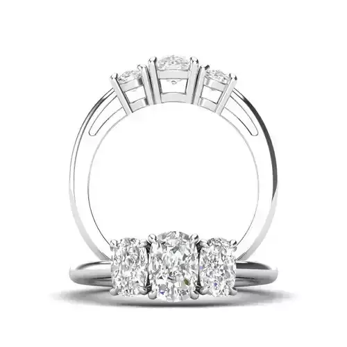 Three stone ring - JF032