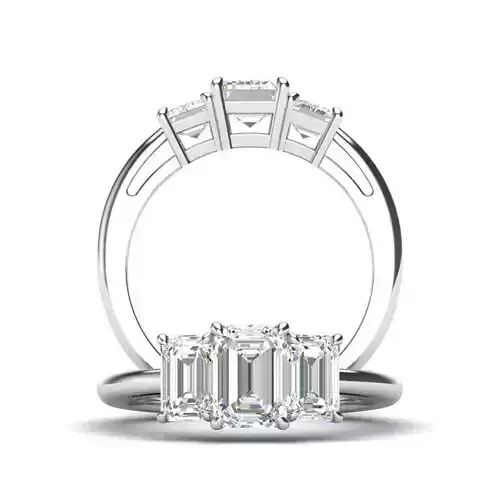 Three stone ring - JF033