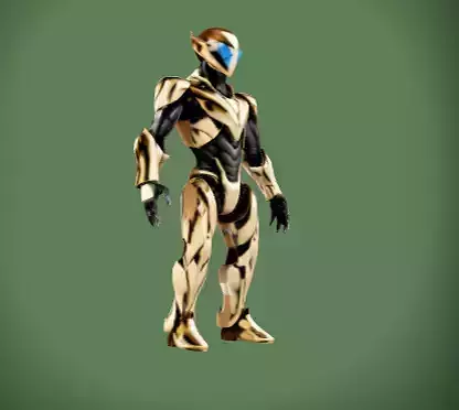 Futuristic AI Character 