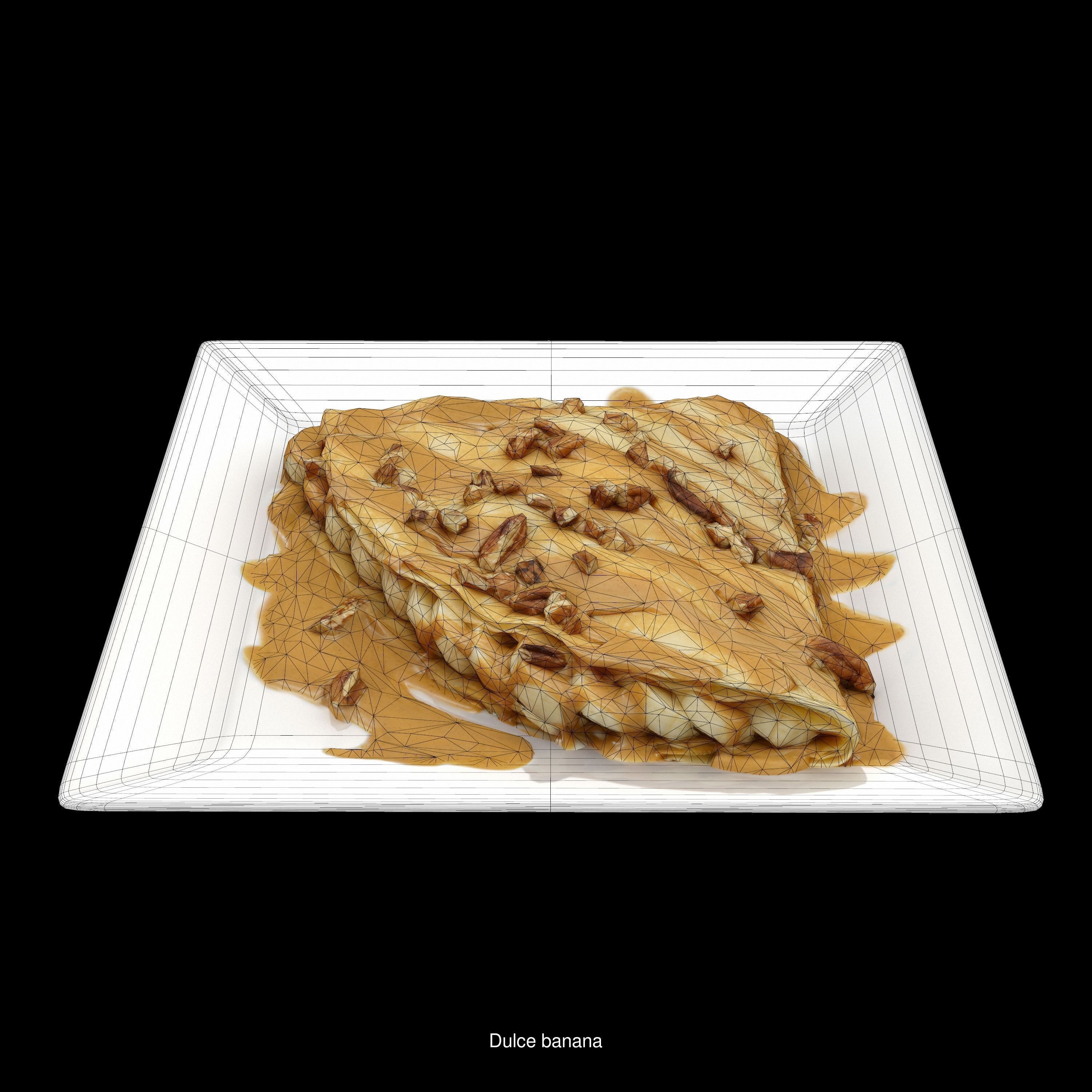 Sweet collection ice cream and coffee on plate _57