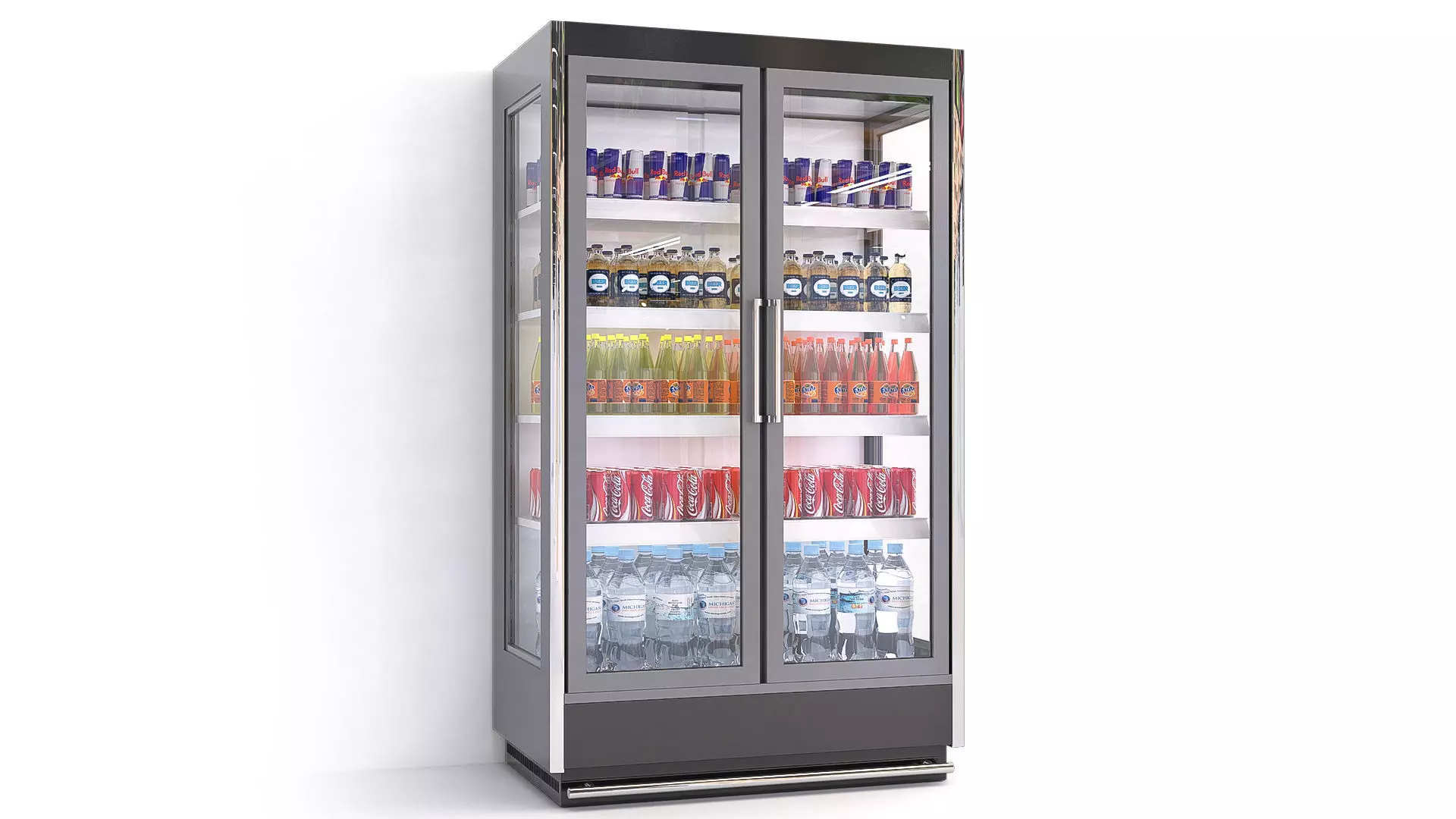 Beverage Fridge 3D model_0