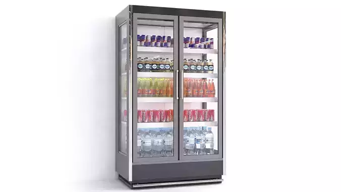 Beverage Fridge 3D model