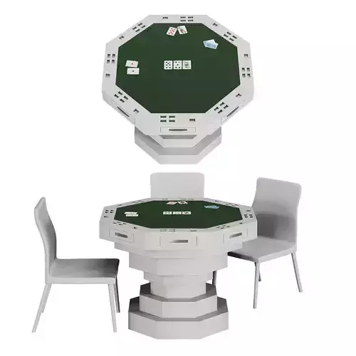 Poker Table 3D model