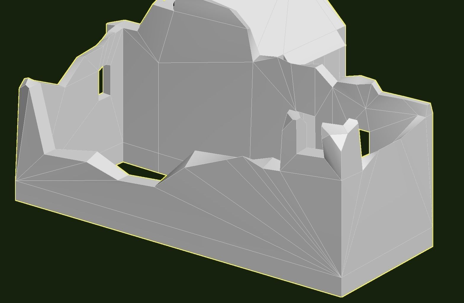 Scotney Castle Low-poly 3D model_31