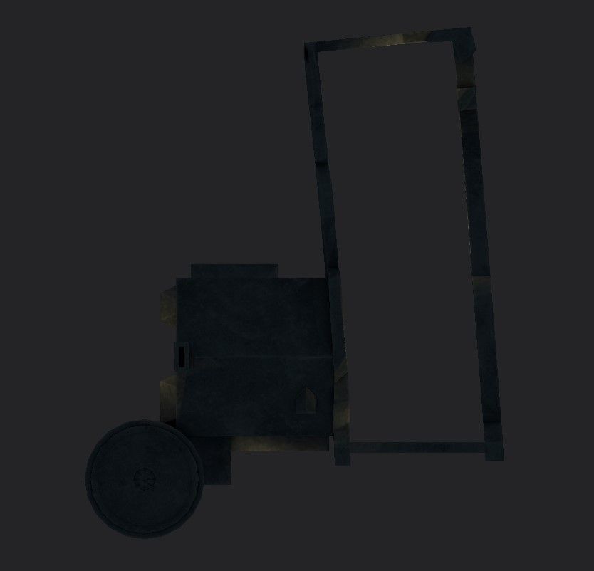 Scotney Castle Low-poly 3D model_21