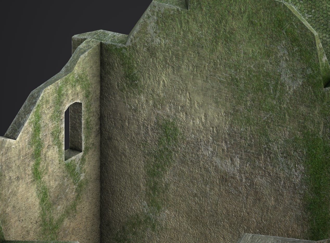 Scotney Castle Low-poly 3D model_15