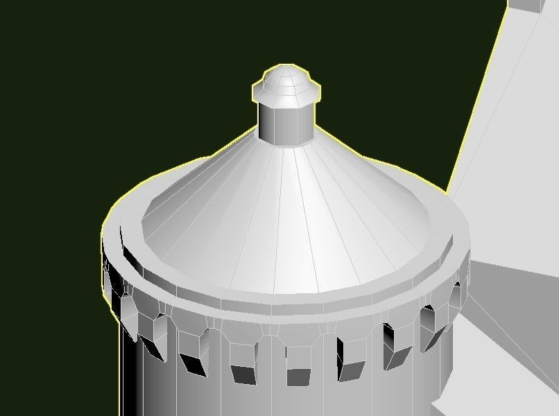 Scotney Castle Low-poly 3D model_27