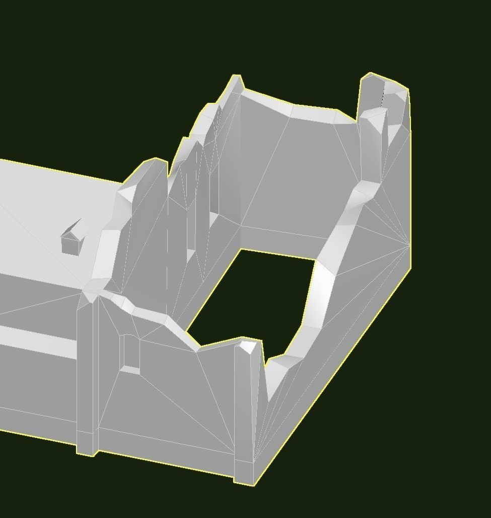 Scotney Castle Low-poly 3D model_30