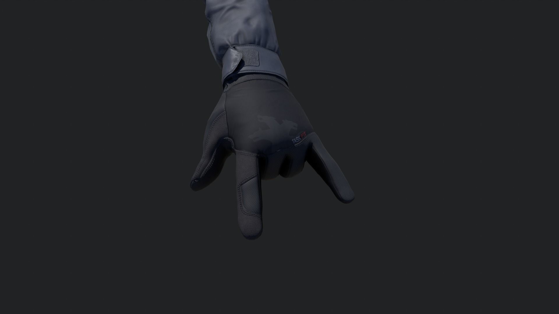 FPS Hands Low-poly 3D model_3