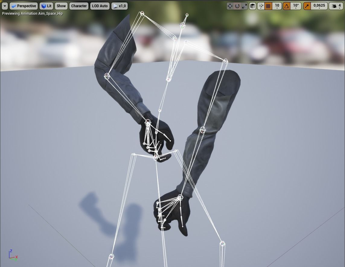 FPS Hands Low-poly 3D model_22