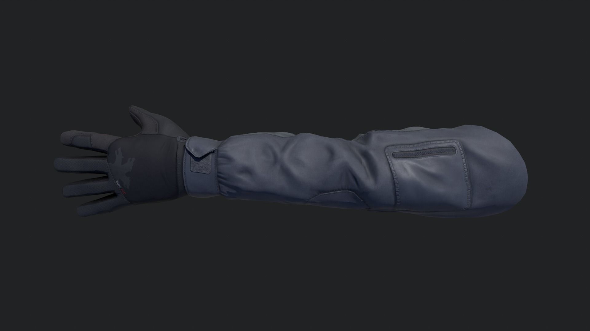 FPS Hands Low-poly 3D model_16