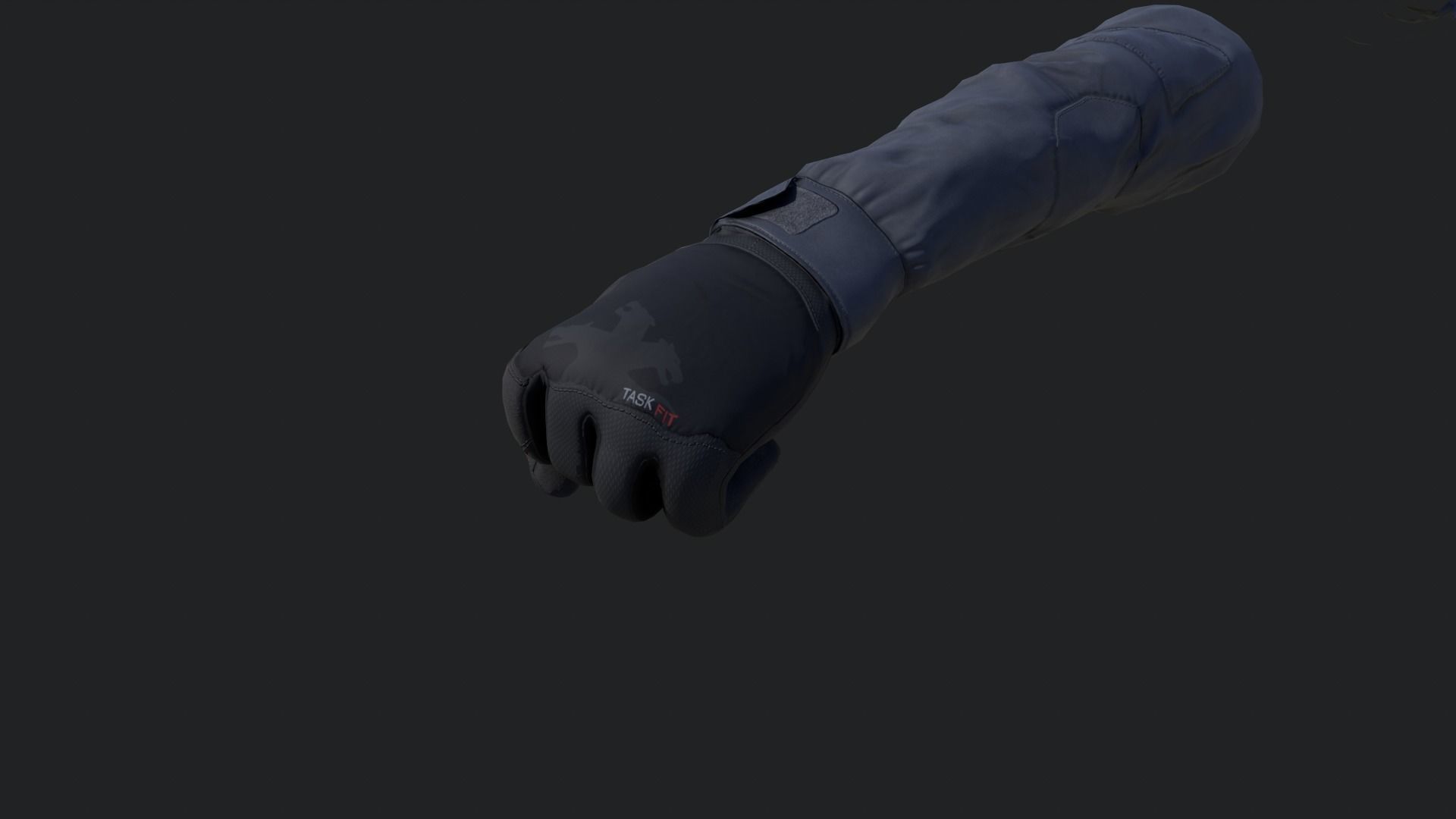 FPS Hands Low-poly 3D model_4