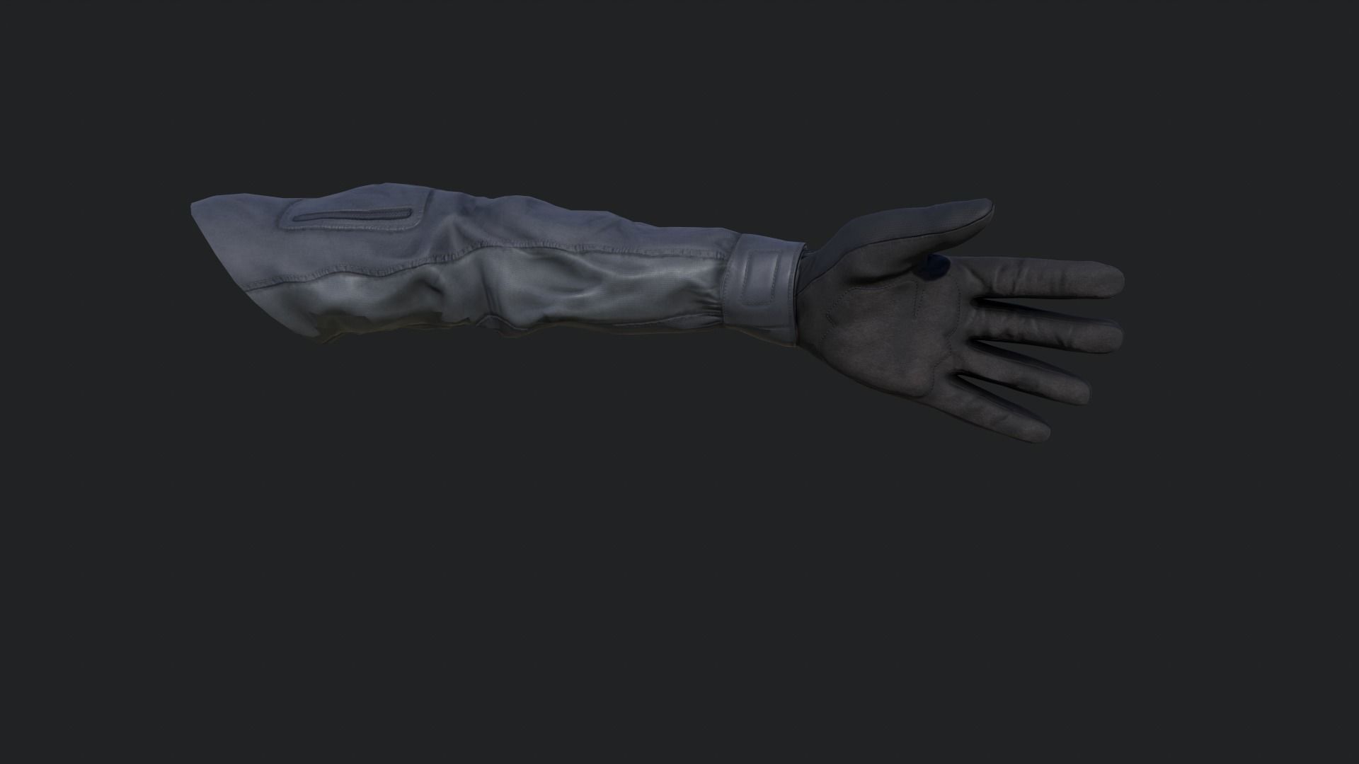FPS Hands Low-poly 3D model_10
