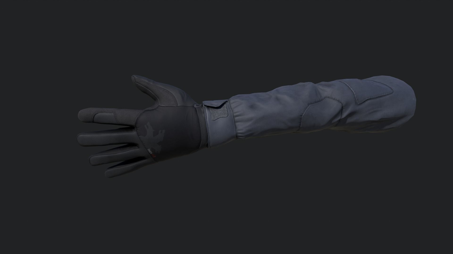 FPS Hands Low-poly 3D model_11