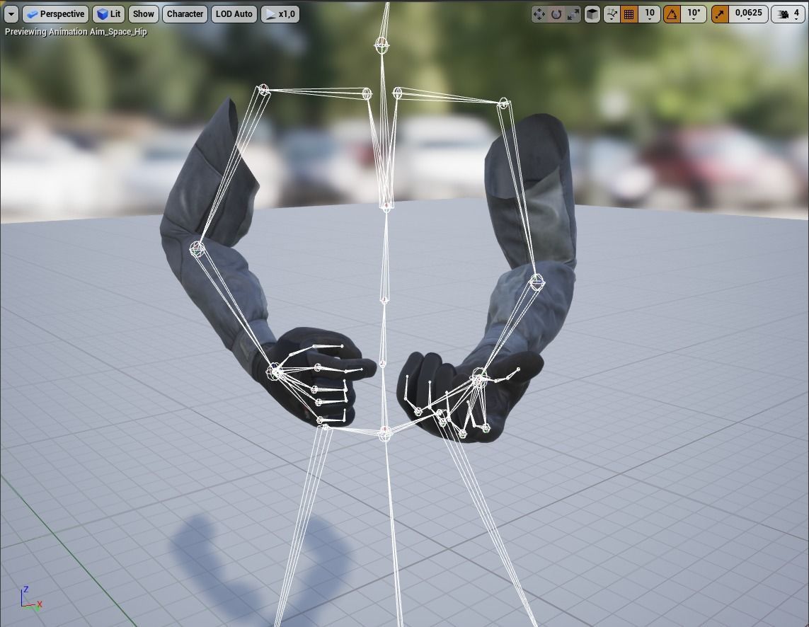 FPS Hands Low-poly 3D model_21