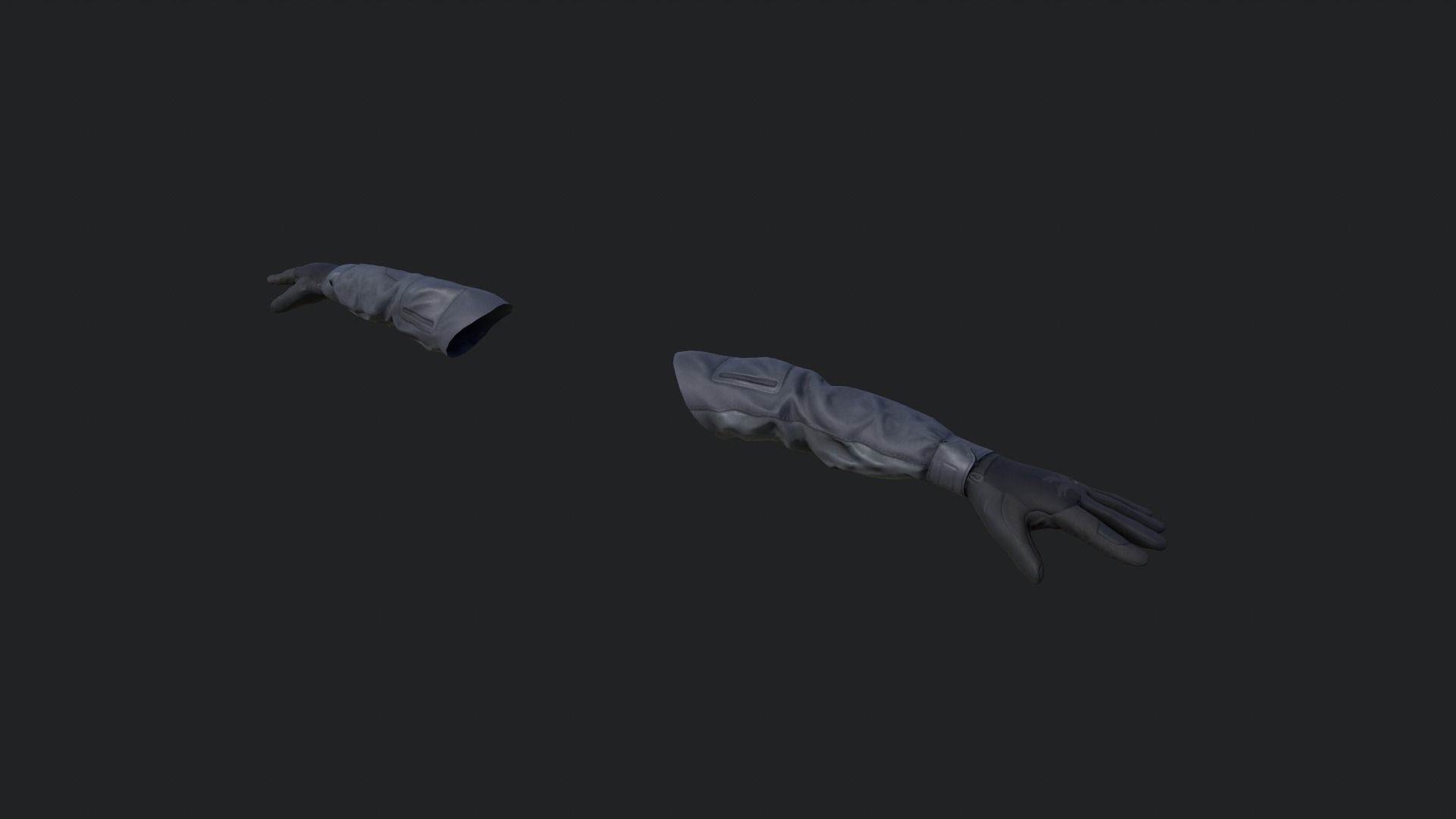 FPS Hands Low-poly 3D model_15