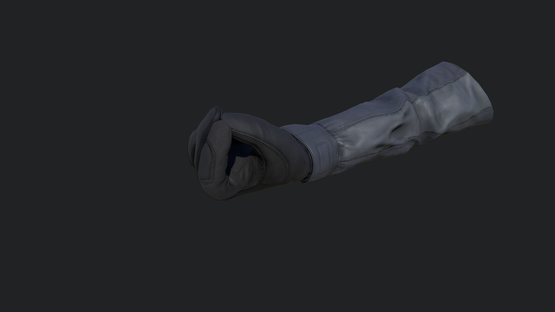 FPS Hands Low-poly 3D model_8