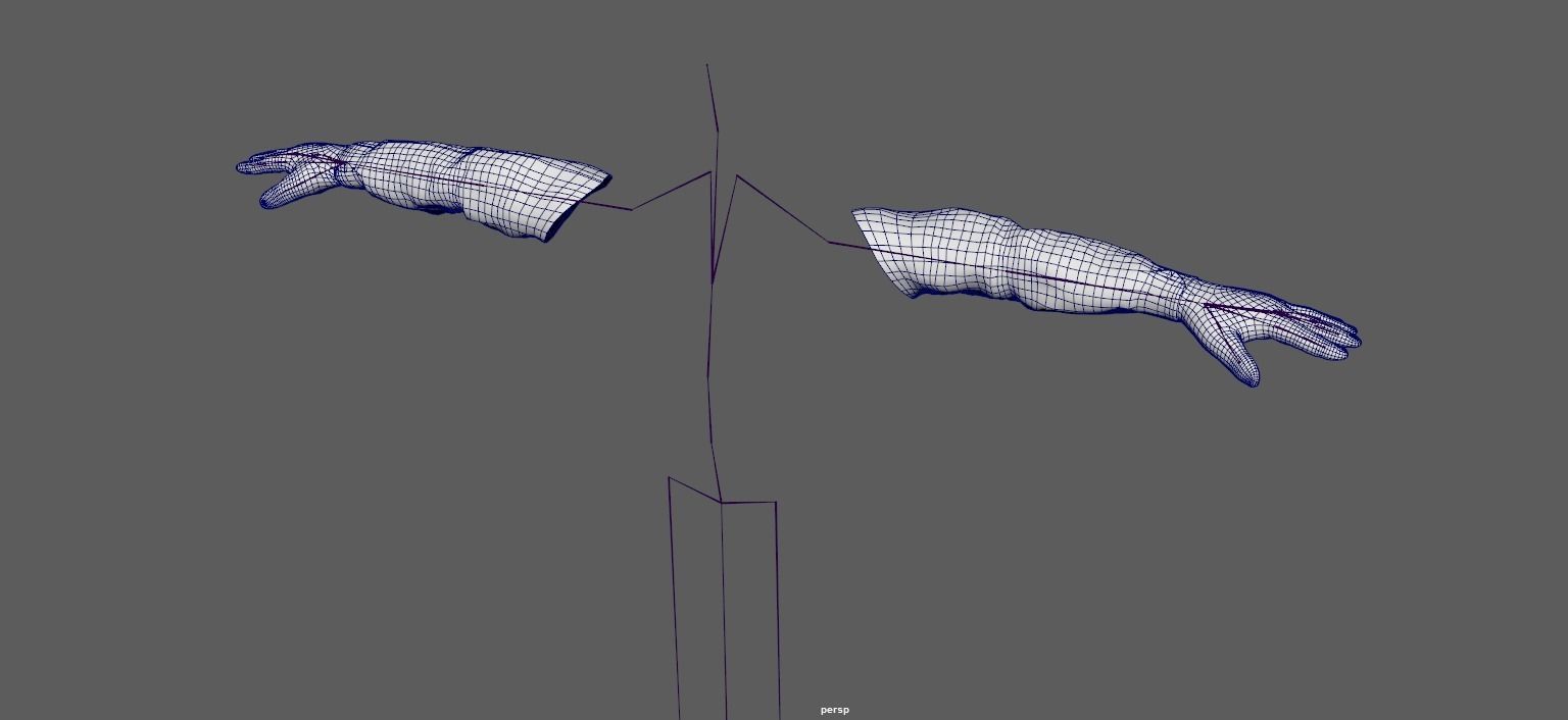 FPS Hands Low-poly 3D model_19