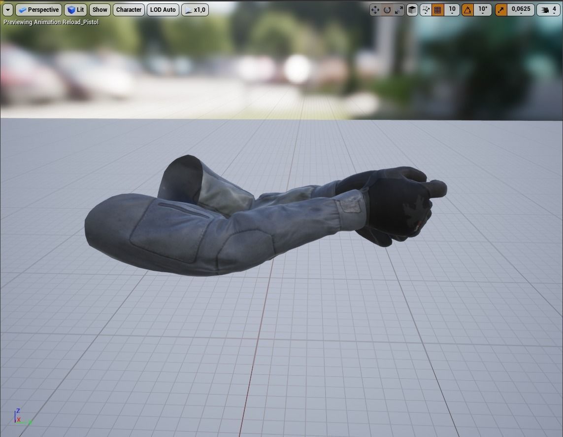 FPS Hands Low-poly 3D model_30