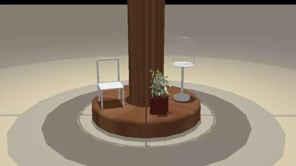 Lamp miniature set Low-poly 3D model