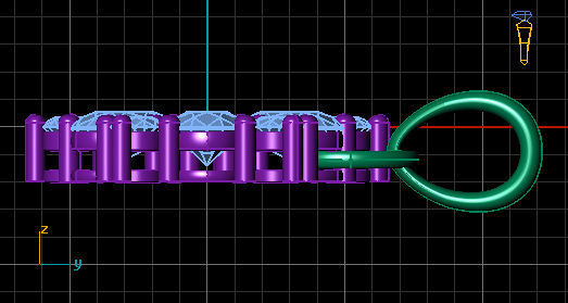 FLOWER PENDANT 3D print model_4