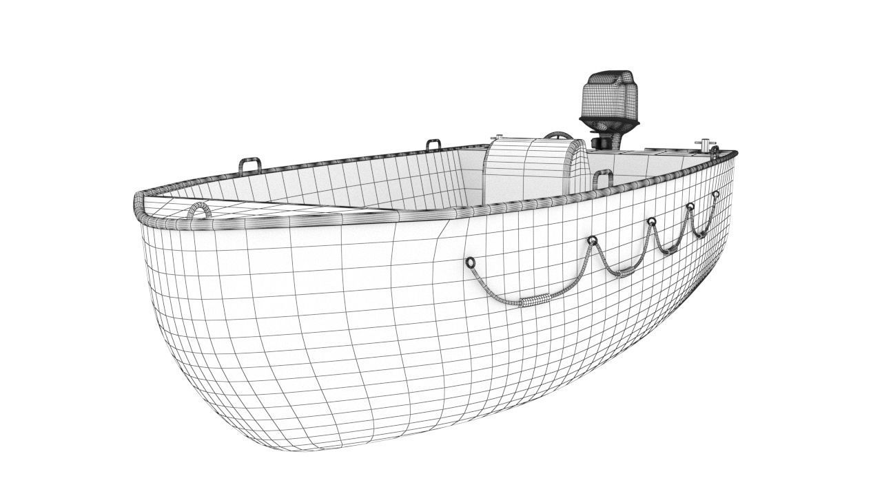 Bulk cargo vessel Low-poly 3D model_18