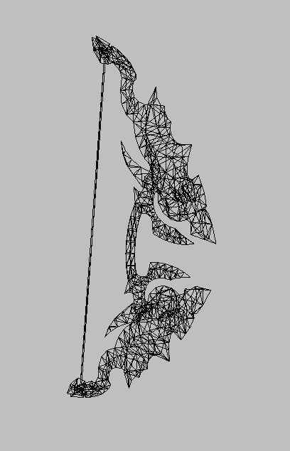 Bow Weapon 3D model_27