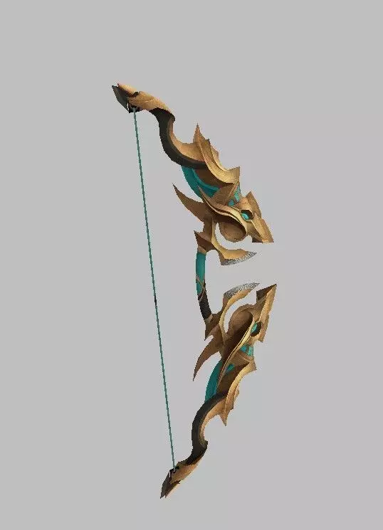 Bow Weapon 3D model_0