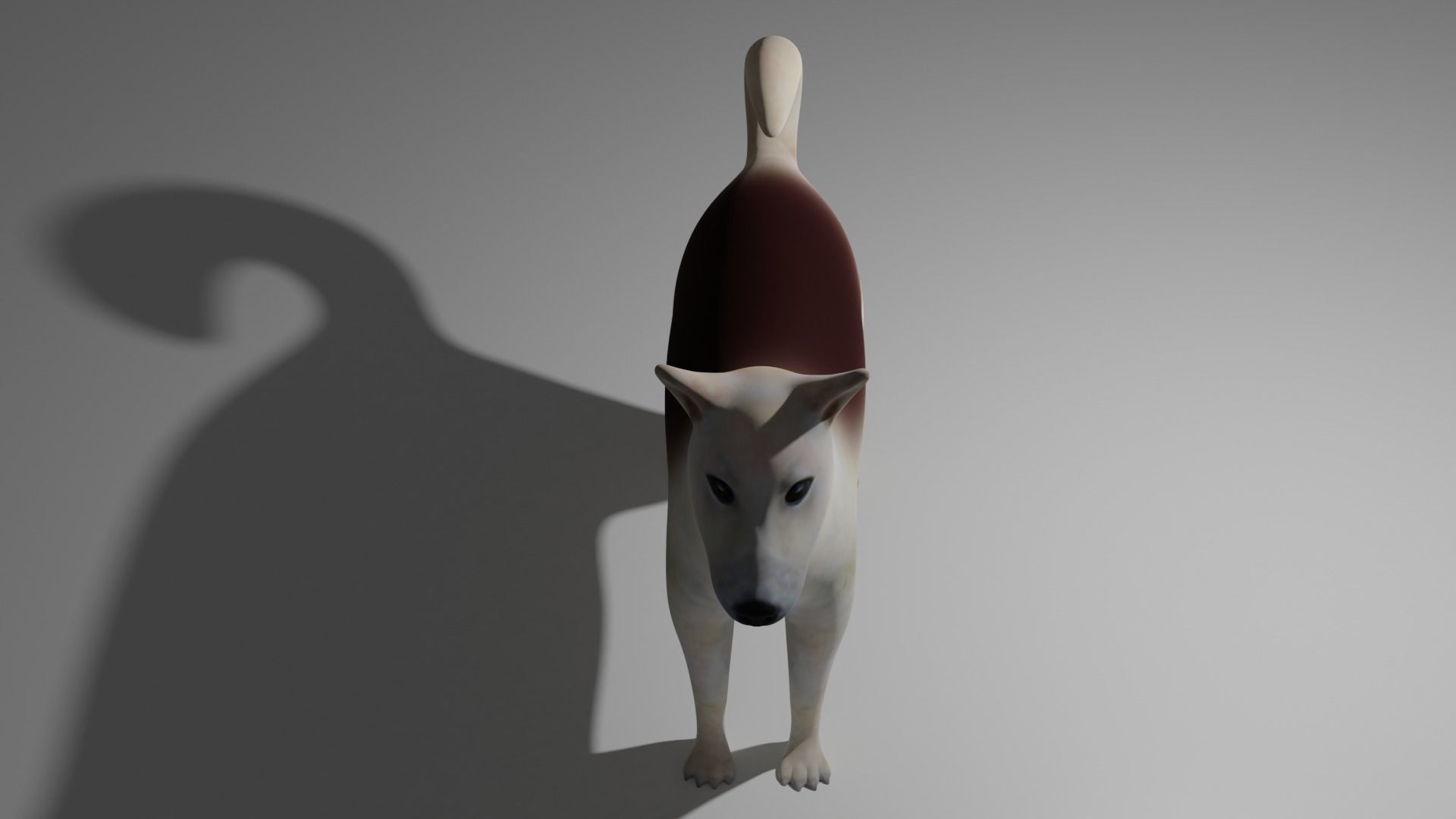 Dog 3d model japanese shih tzu 3D model_1