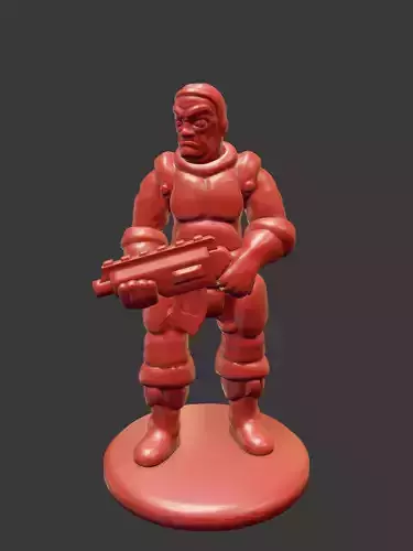 Emperors Guard Rifleman 3D Printable Miniature
