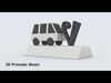 V for Van 3D print model_1