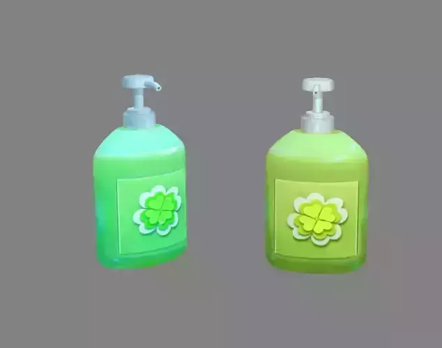 Cartoon hand sanitizer