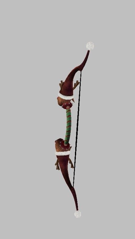 Bow Weapon 3D model_14