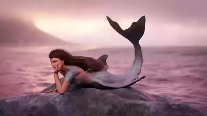 Rigged Mermaid