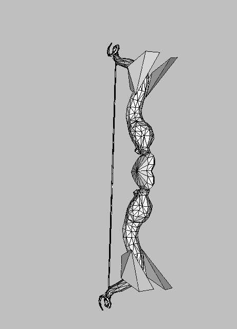 Bow Weapon 3D model_44