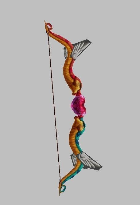 Bow Weapon 3D model_30