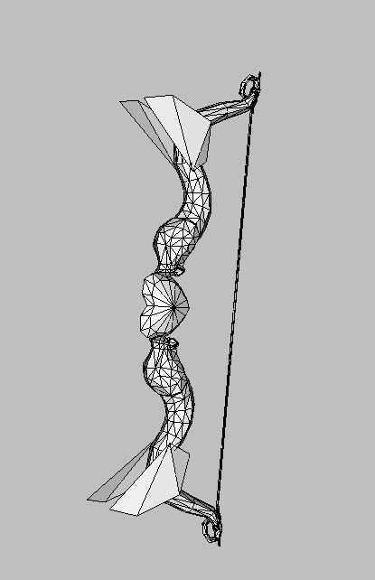 Bow Weapon 3D model_45