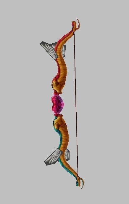 Bow Weapon 3D model_29