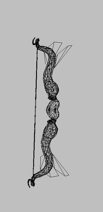 Bow Weapon 3D model_25