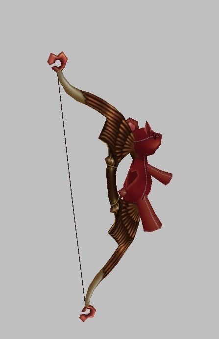 Bow Weapon 3D model_14