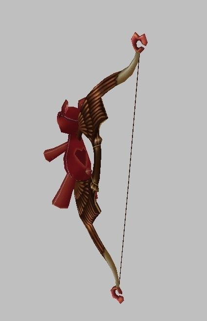 Bow Weapon 3D model_13