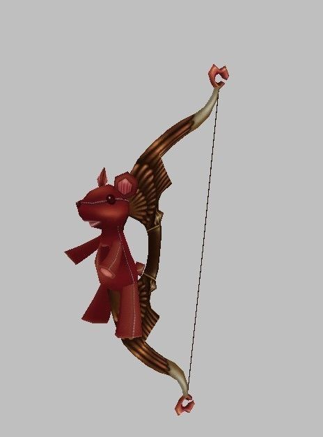 Bow Weapon 3D model_36