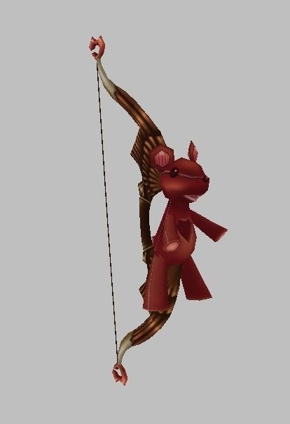 Bow Weapon 3D model_12