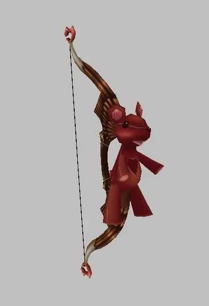 Bow Weapon 3D model_0