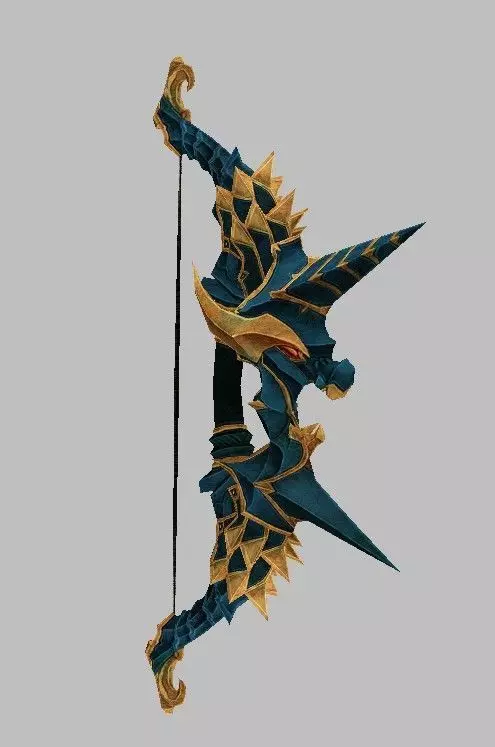 Bow Weapon 3D model_0